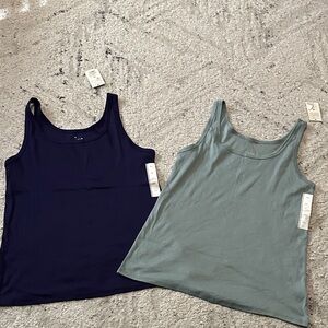 A New Day Casual Tank Top Bundle Size XXL | NWT 1-Blue 1-Green